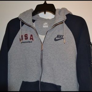 Nike track and field hoodie